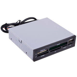 ��������� 3Cott USB 2.0 internal 3.5 Black+USB port, Retail box, �������