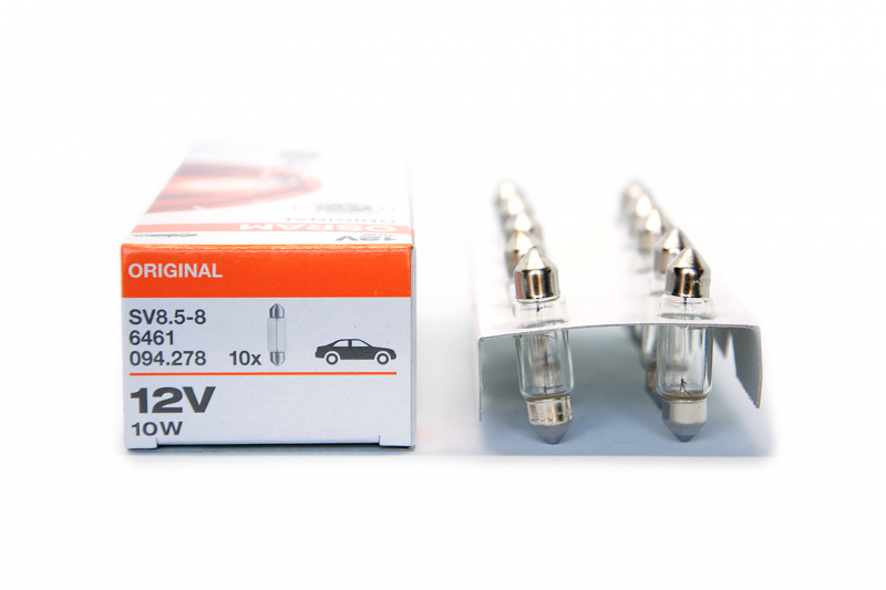 ����� ������������� Osram C10W (10W) SV8,5-8 ������������� 35�� 12V