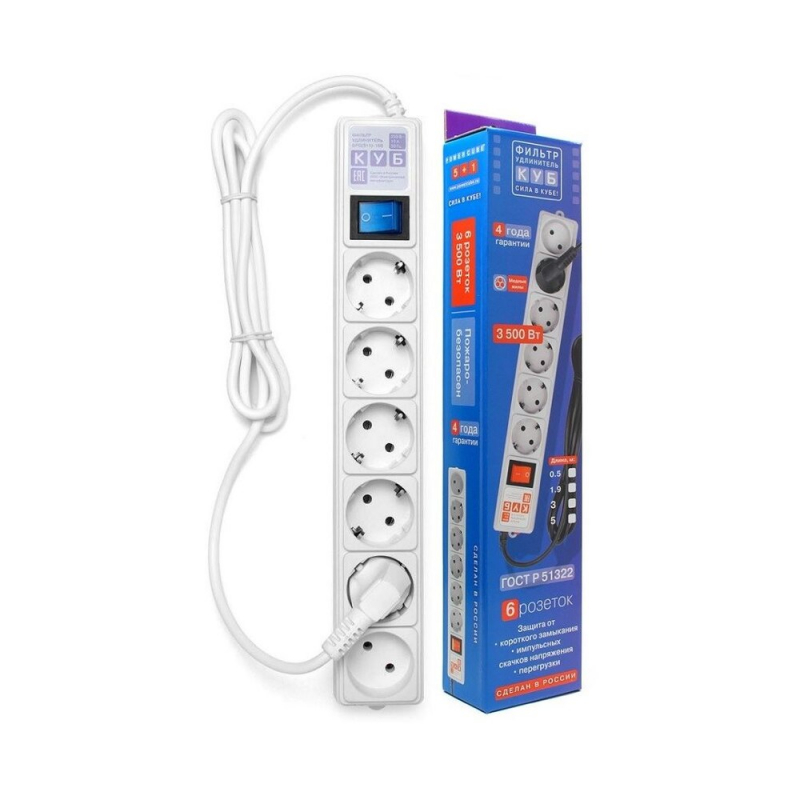 ������-���������� PowerCube (SPG(5+1)-16B-3M) 6 �������, 3�,16�/3,5���, �����