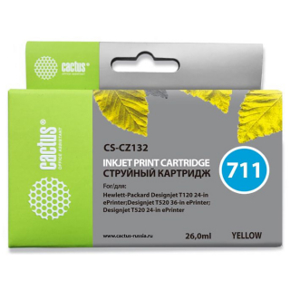 �������� �������� Cactus CS-CZ132 �711 ������ (26 ��) ��� HP DesignJet T120/T520