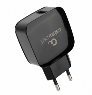 �������� ���������� Cablexpert MP3A-PC-41, 18��, 3�,  ������� ������� QC3.0, 1 ���� USB, ������, �����