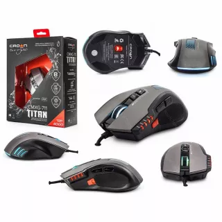 ���� ��������� Crown Gaming CMXG-711 ������, 4000 dpi, USB, ������ - 8