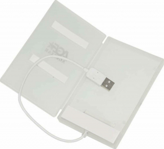 ��������� ��� HDD AgeStar ������� ������ 2.5 SATA HDD/SSD AgeStar SUBCP1 (WHITE) USB 2.0, �������, �����, ����������� �����������