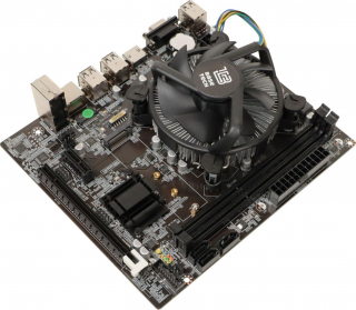 ����������� ����� � ����������� BaseTech H61M-K, Socket1155, i3-3220, mATX, Retail, Socket1155, Intel HD Graphics 2500, 2xDDR3, PCIe3.0, 1xM.2, GLAN, 8xUSB2, 2xUSB3, VGA, HDMI, ����� CPU (BT-H61M-K-3220)