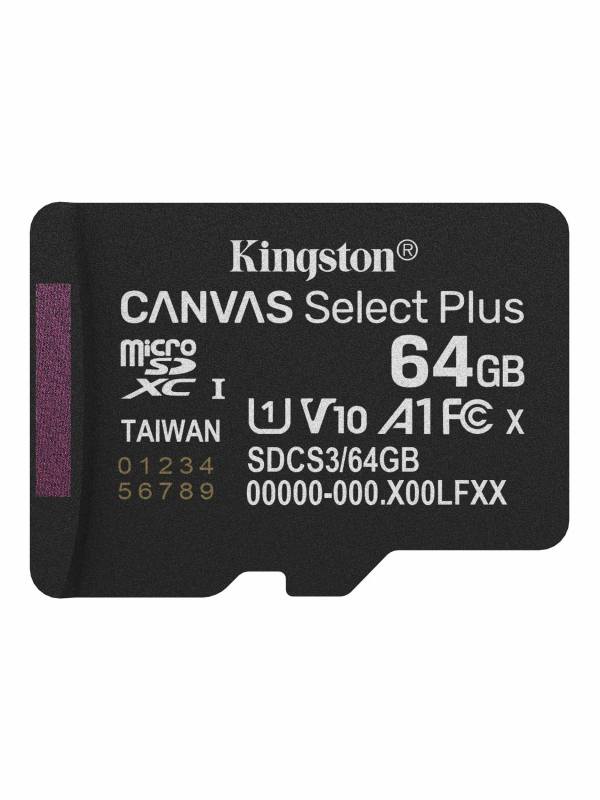 ���� ����� microSDXC 128Gb Kingston SDCS3/128GbSP Canvas Select Plus w/o adapter